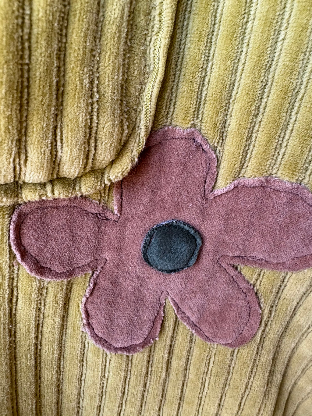 Groovy Green Floral Quarter Zip