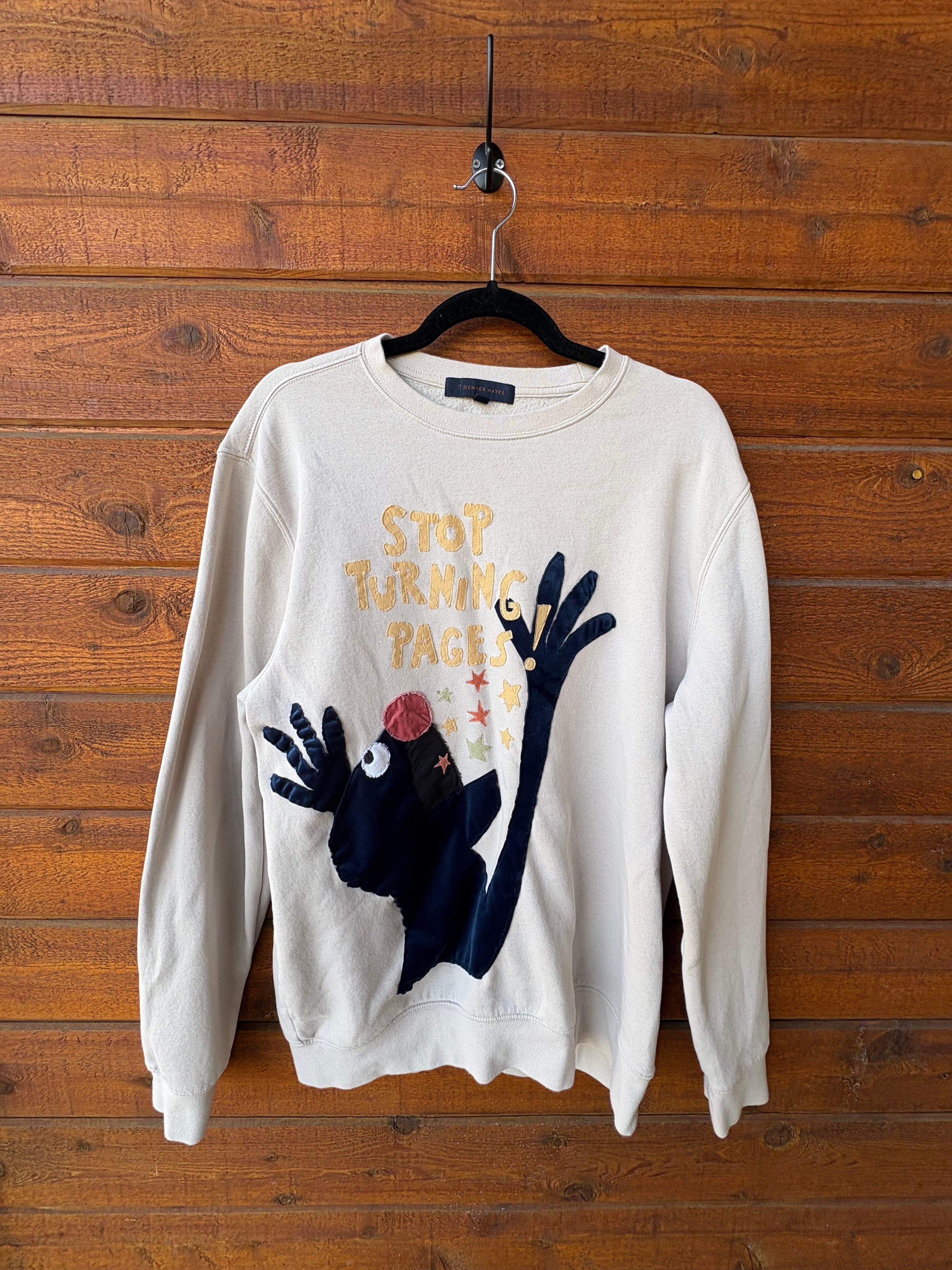 Grover STOP TURNING PAGES Sweatshirt