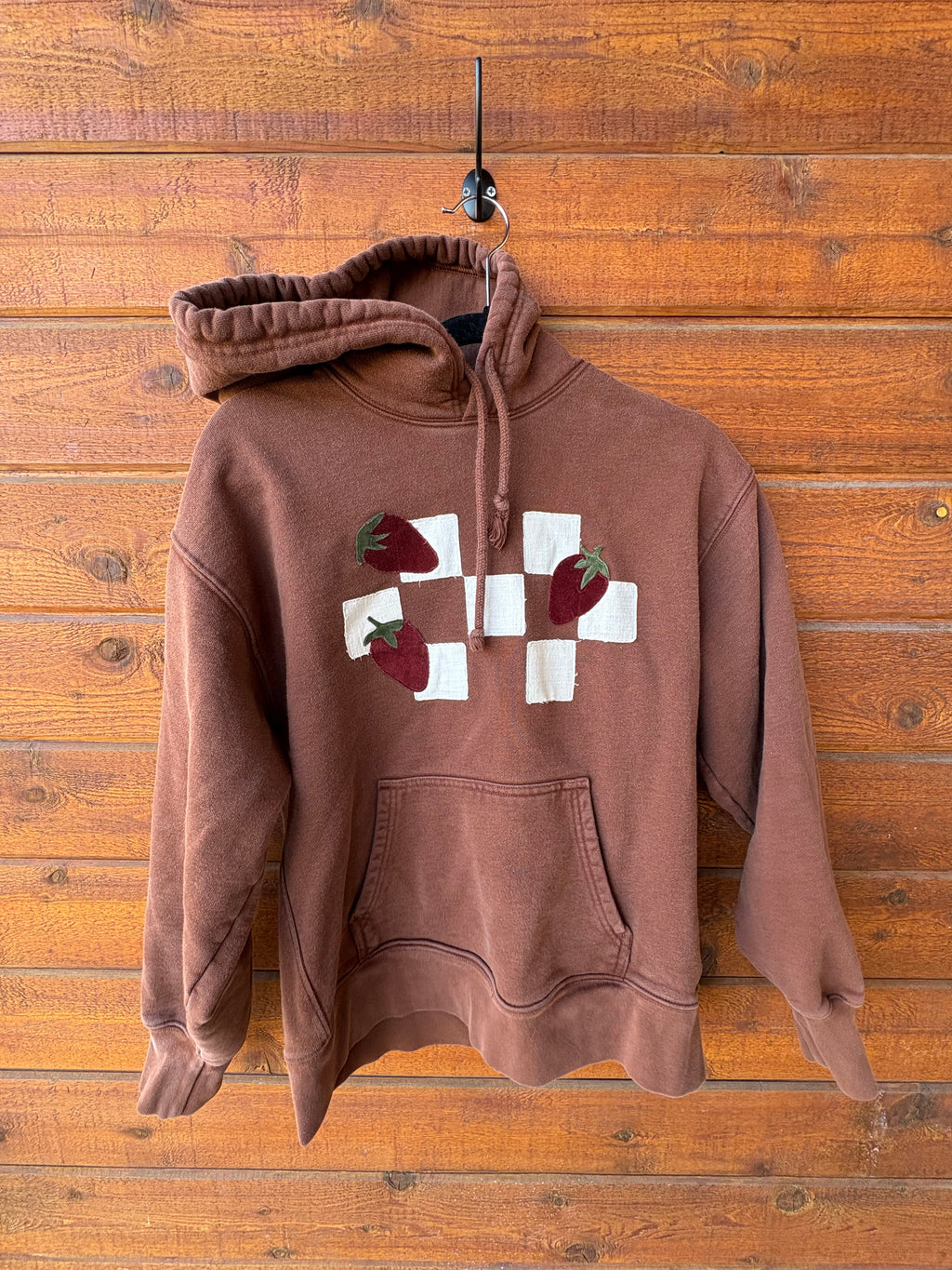 Strawberries and Cream Checkers Sweatshirt