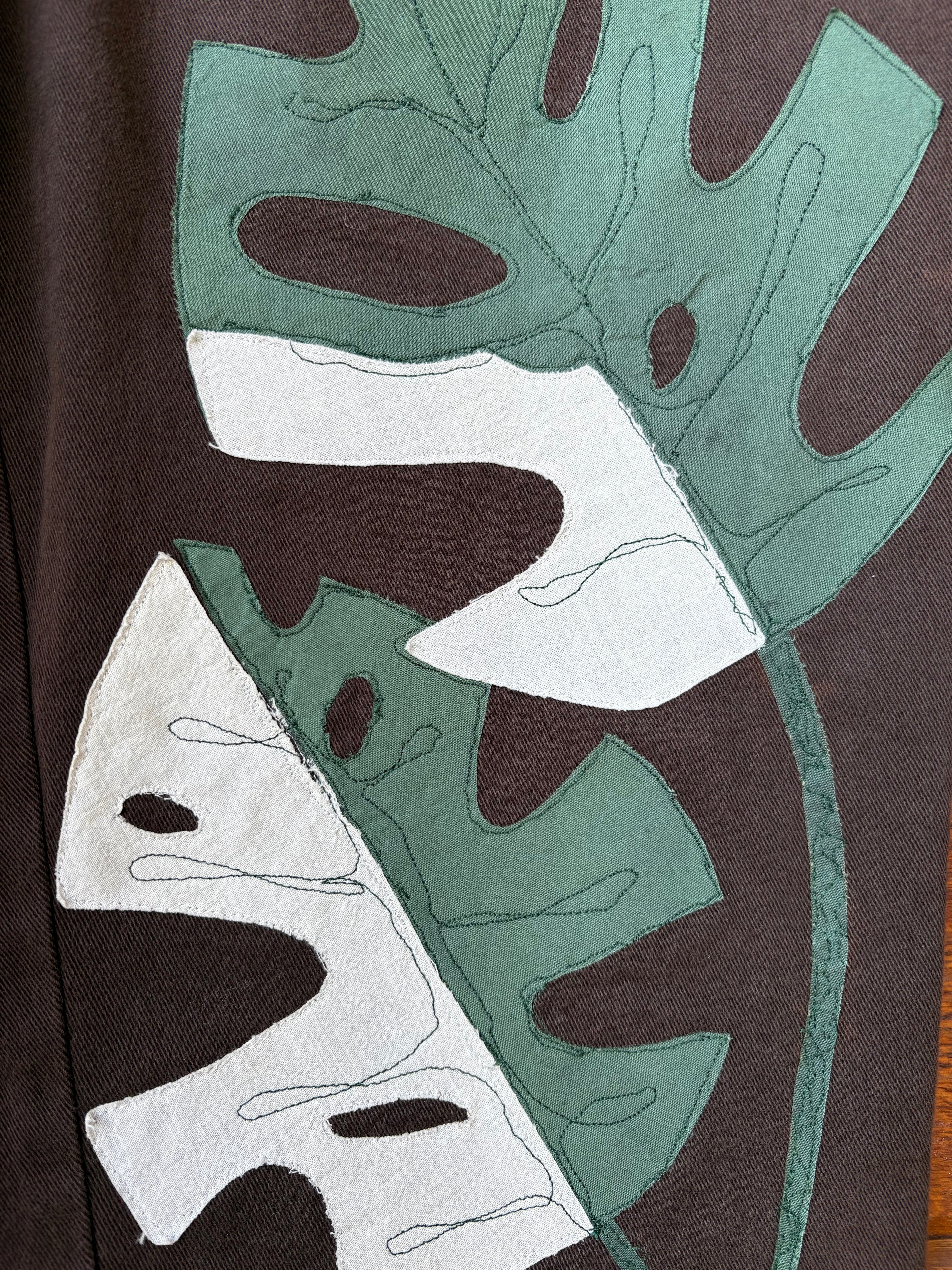 Monstera Cropped Pants