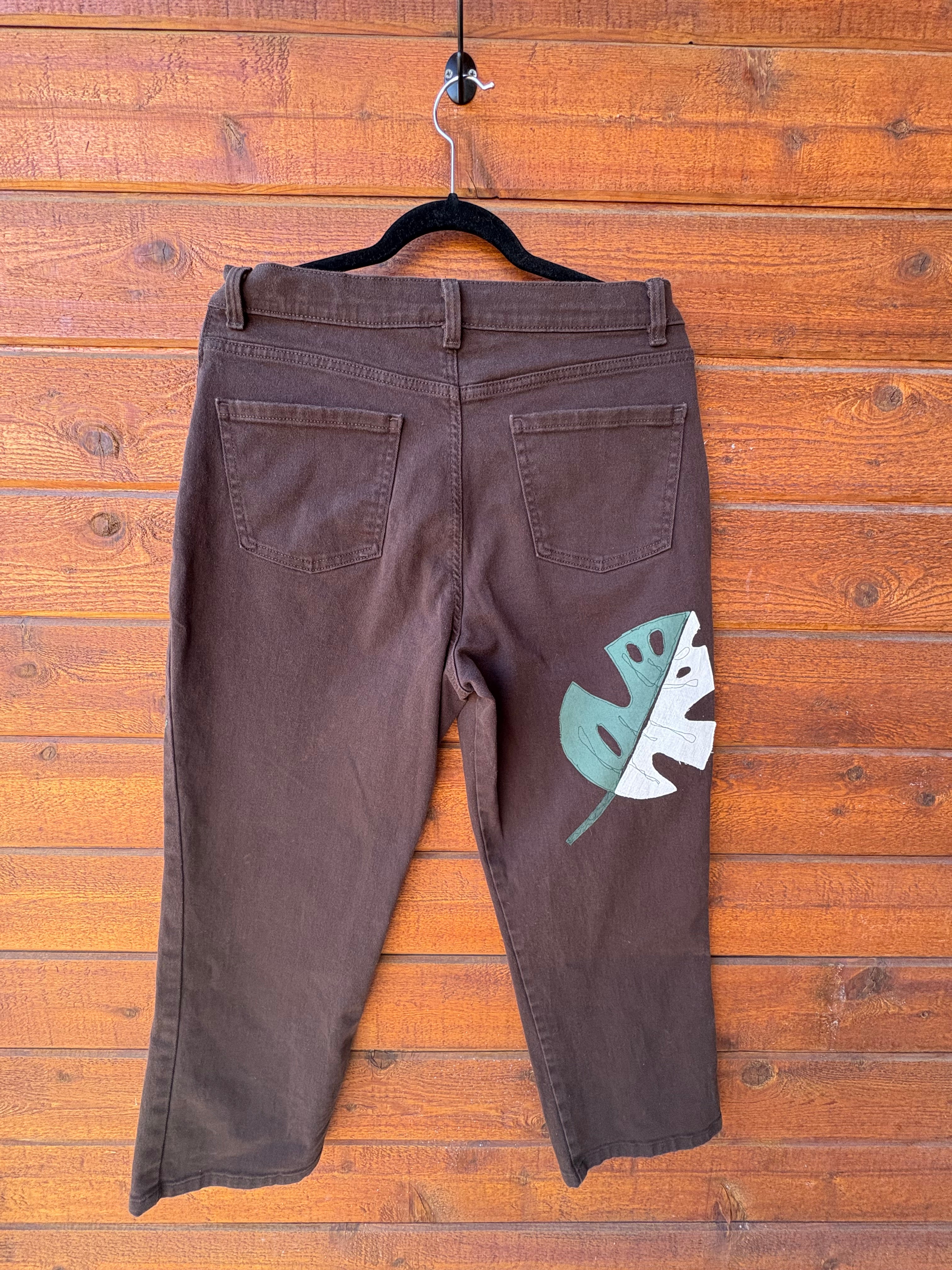 Monstera Cropped Pants