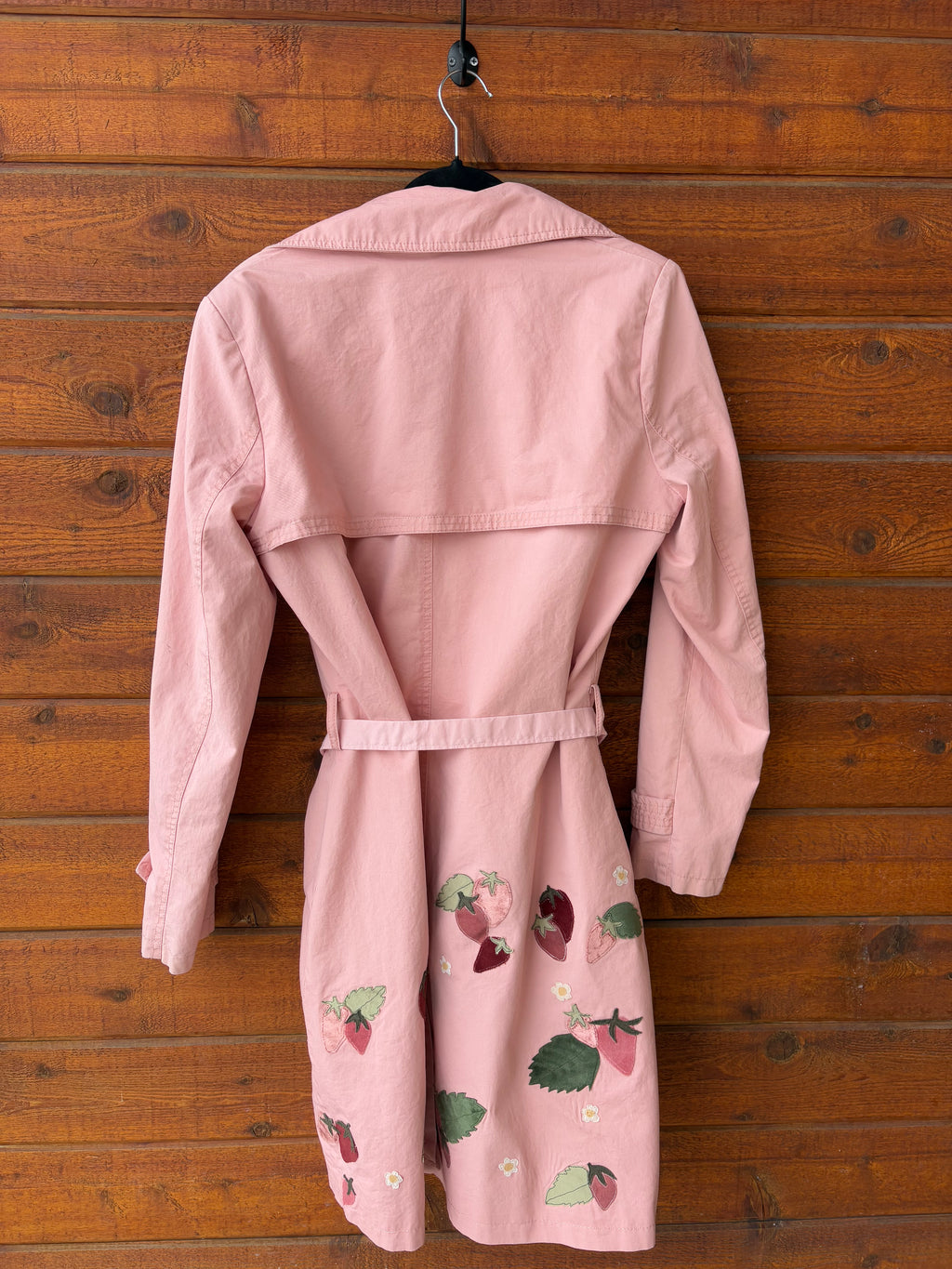 Pink Strawberry Trenchcoat