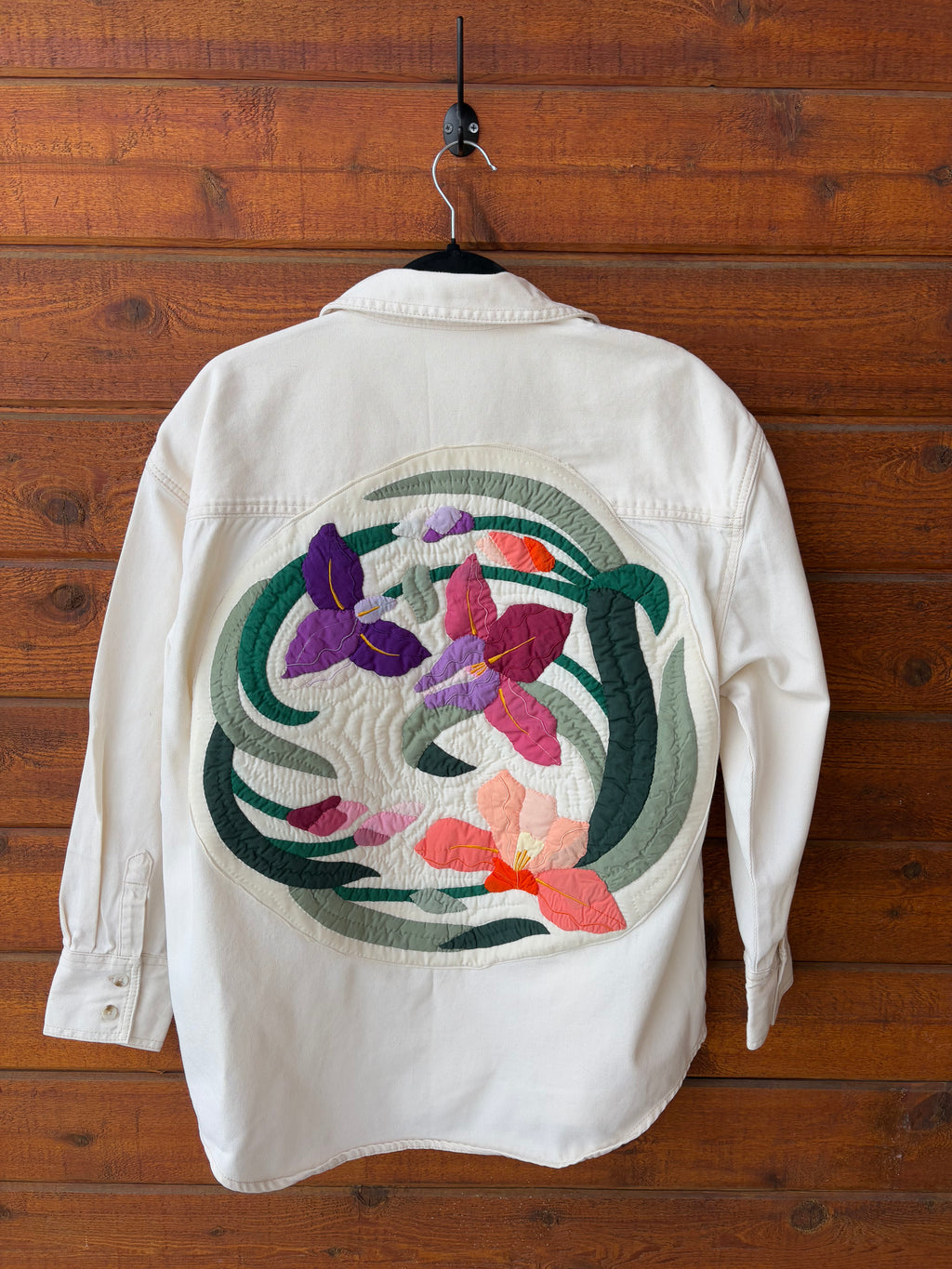 Quilted Iris Dreams Jacket