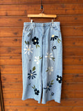 Floral Wide Leg Jeans